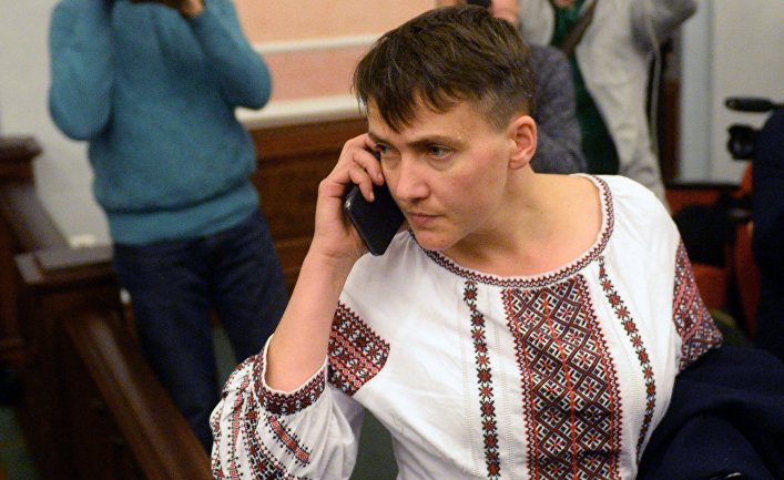 Надежду Савченко внесли в базу сайта «Миротворец»
