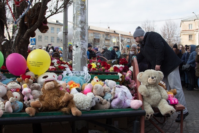 В Кемерово готовятся к массовым похоронам. Фото