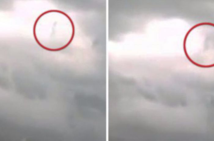 Жительница Алабамы засняла на видео «Бога» на облаках. Видео