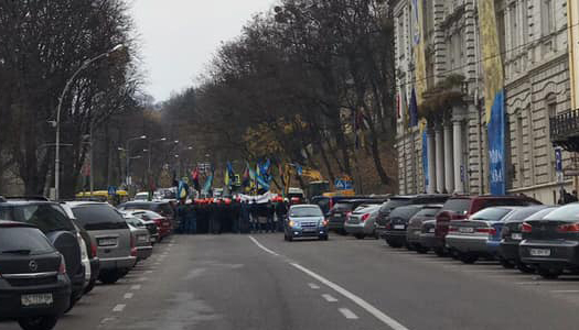 Львовские шахтеры вышли на митинг