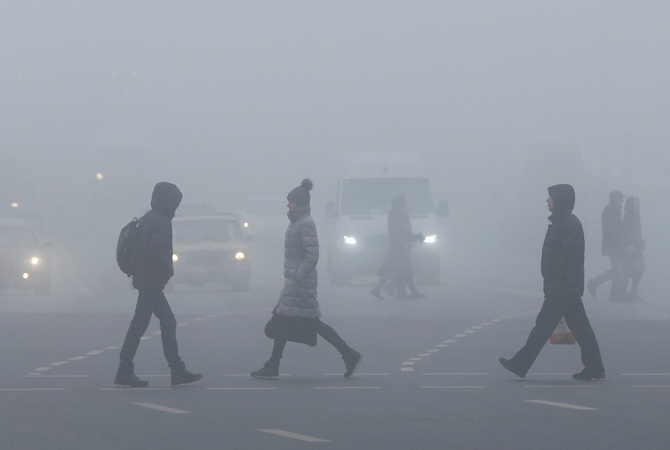 Густой смог: Пекин и Нью-Дели задыхаются