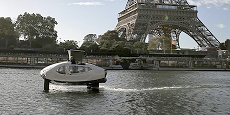 В Париже испытали «летающее такси»
