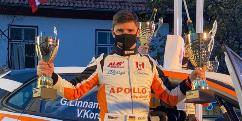 Одесский гонщик Владимир Корся занял призовое место на ралли в Эстонии